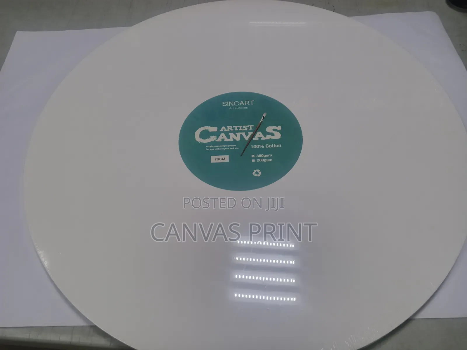 Round Stretched Canvas