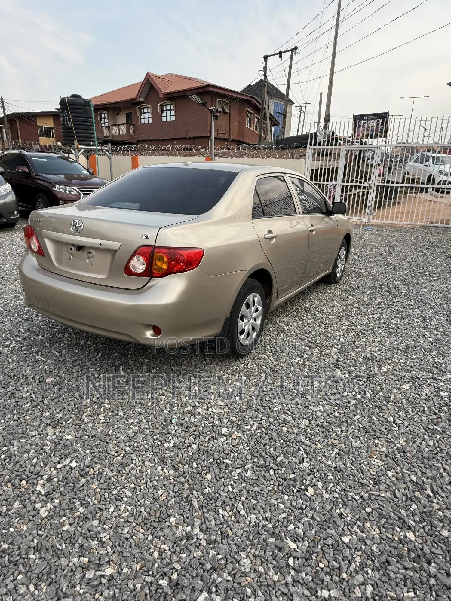 Toyota Corolla 2008 Gold