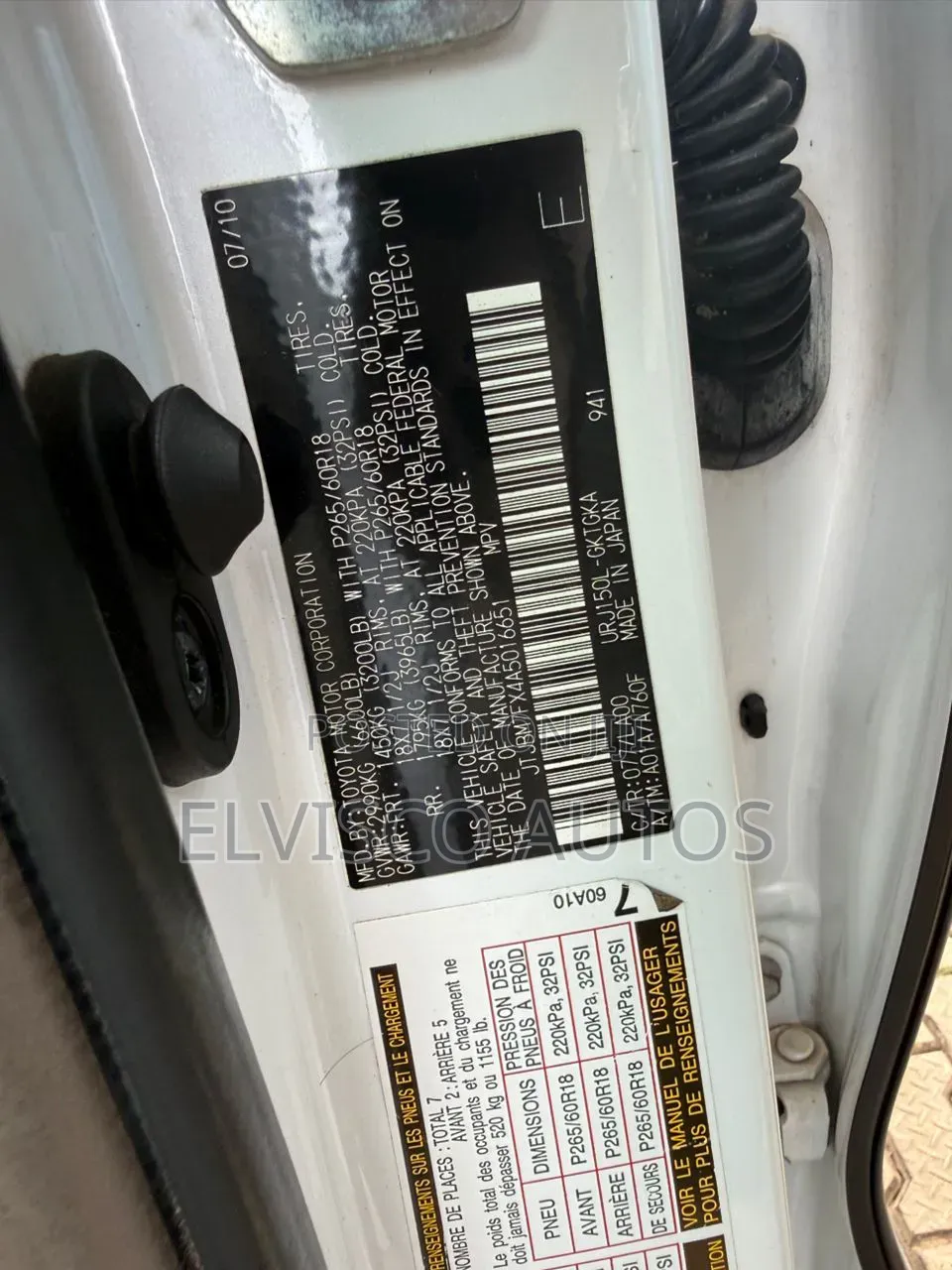 Lexus GX 460 Premium 2011 White
