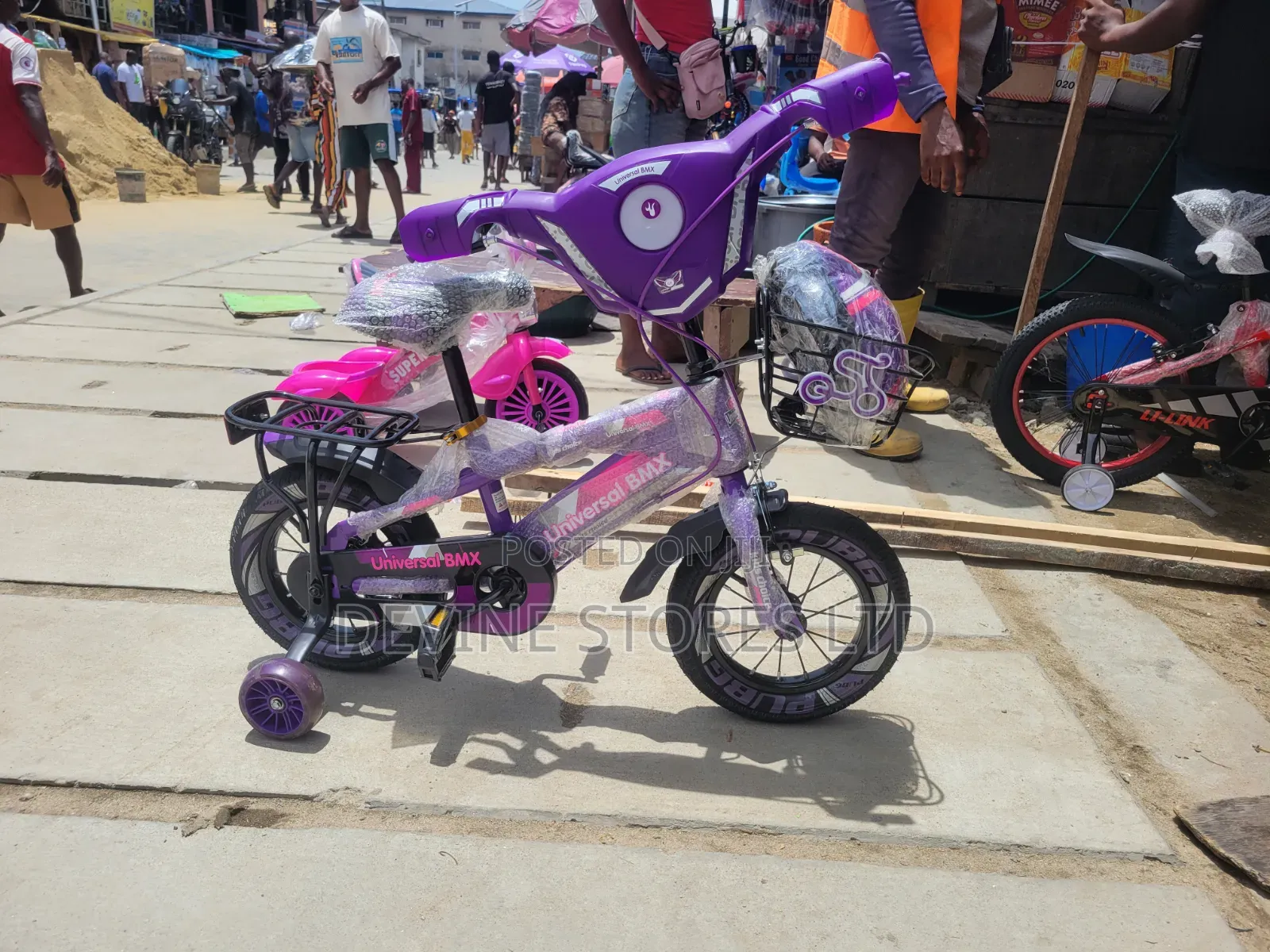 12" Purple Children Bicycle(Age 2-6 Years)