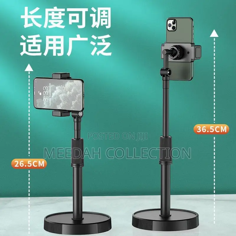Telescopic Desktop Phone Stand – Rotatable Height Adjustable
