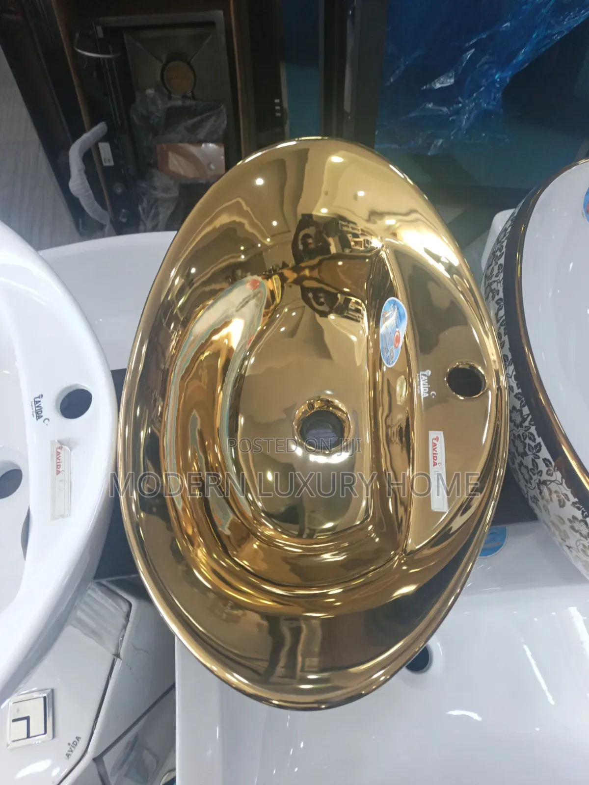 Washing Hand Basin for Cabinets With Tap Hole