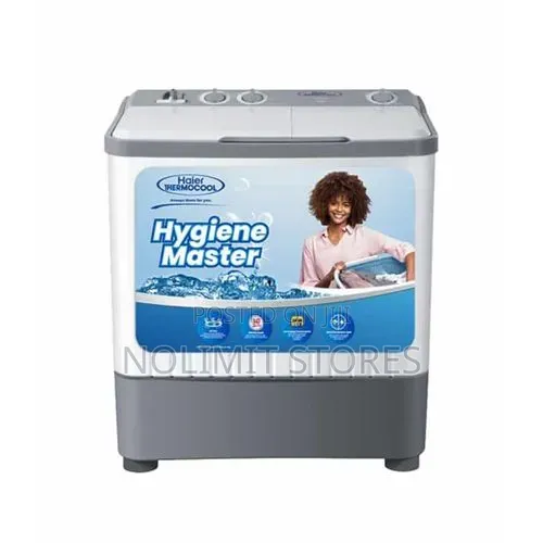 Haier Thermocool 6kg Top Load Semi Automatic Washing Machine - Grey