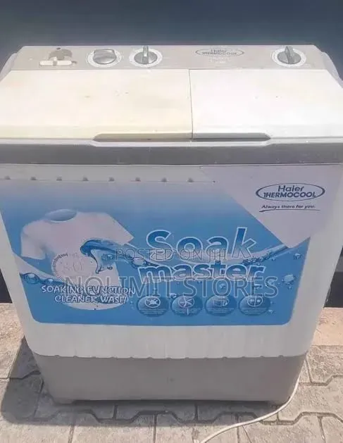 Haier Thermocool 6kg Top Load Semi Automatic Washing Machine - Grey
