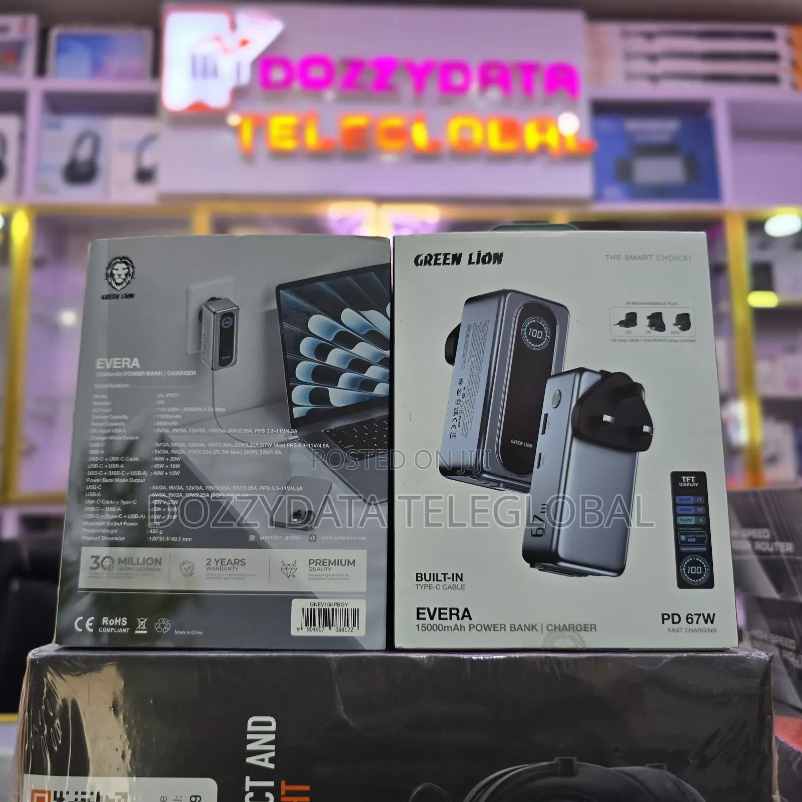 Greenlion Evera 15000mah Power Bank And Charger