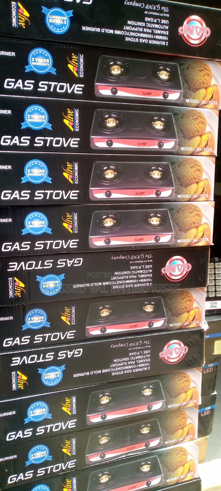 Canp 2 Burner Gas Stove Stainless