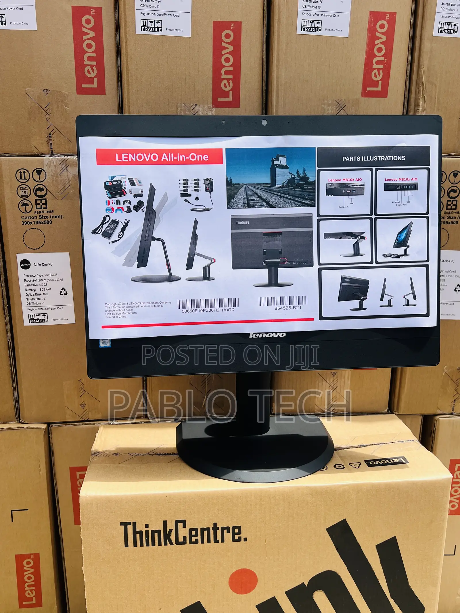 New Desktop Computer Lenovo ThinkCentre M93 8GB Intel Core i5 HDD 500GB