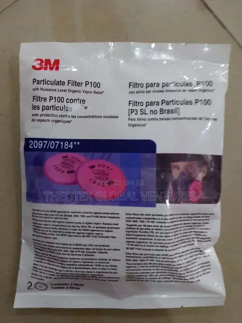 Pink Cartridge Particulate Filter P100
