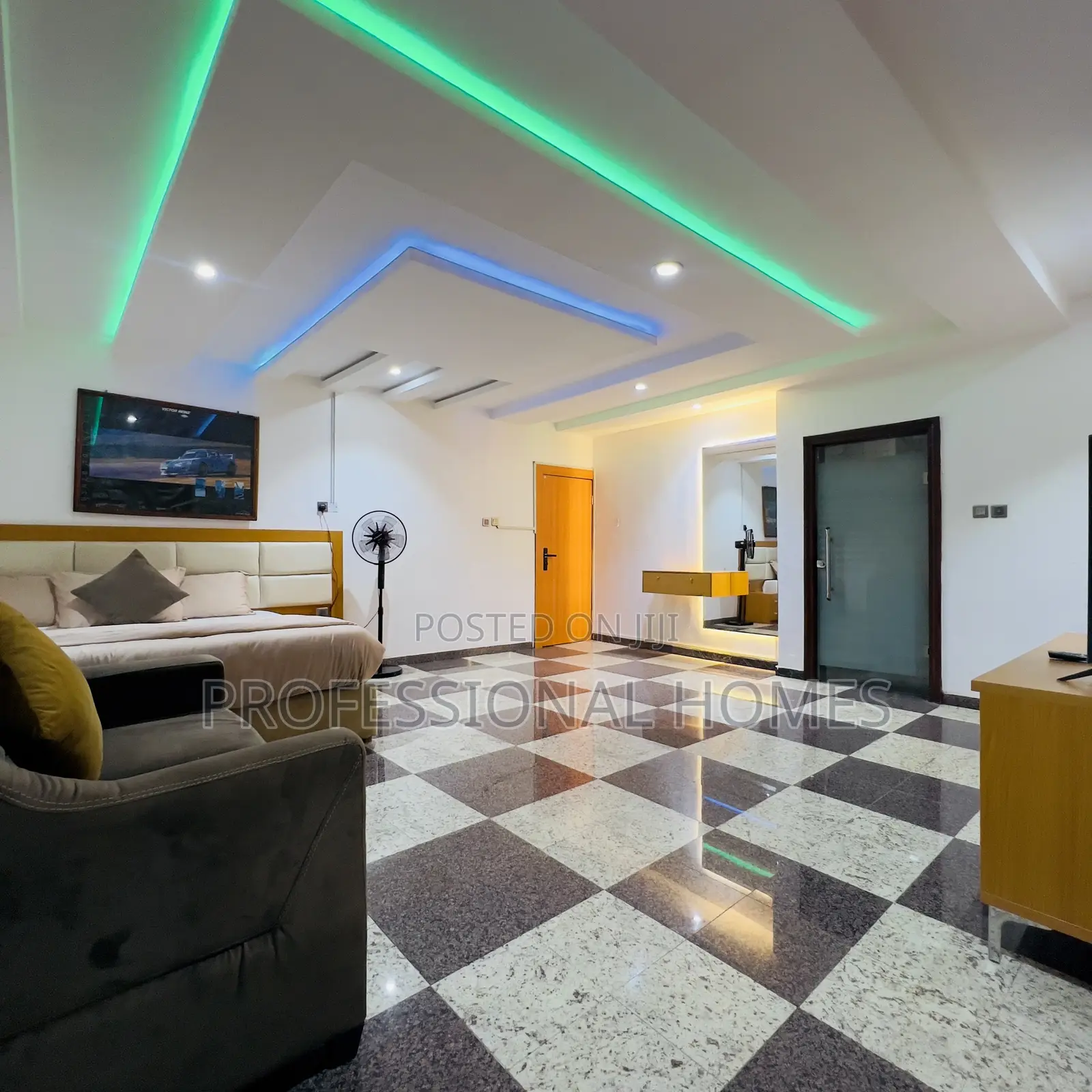 Quiet 2 Bedroom Apartment Shortlet 10min to Airport Ajao Estate