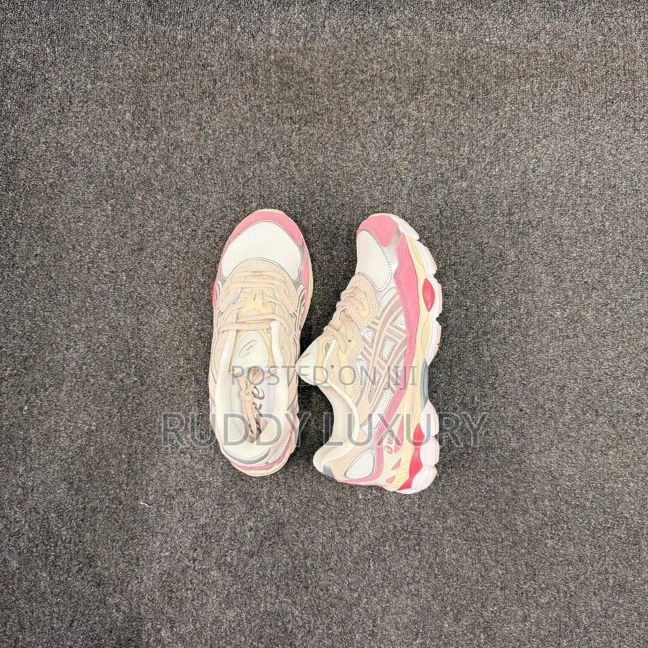 Asics Gel Nyc "Beige Pink / Buy One Get a Free Sock