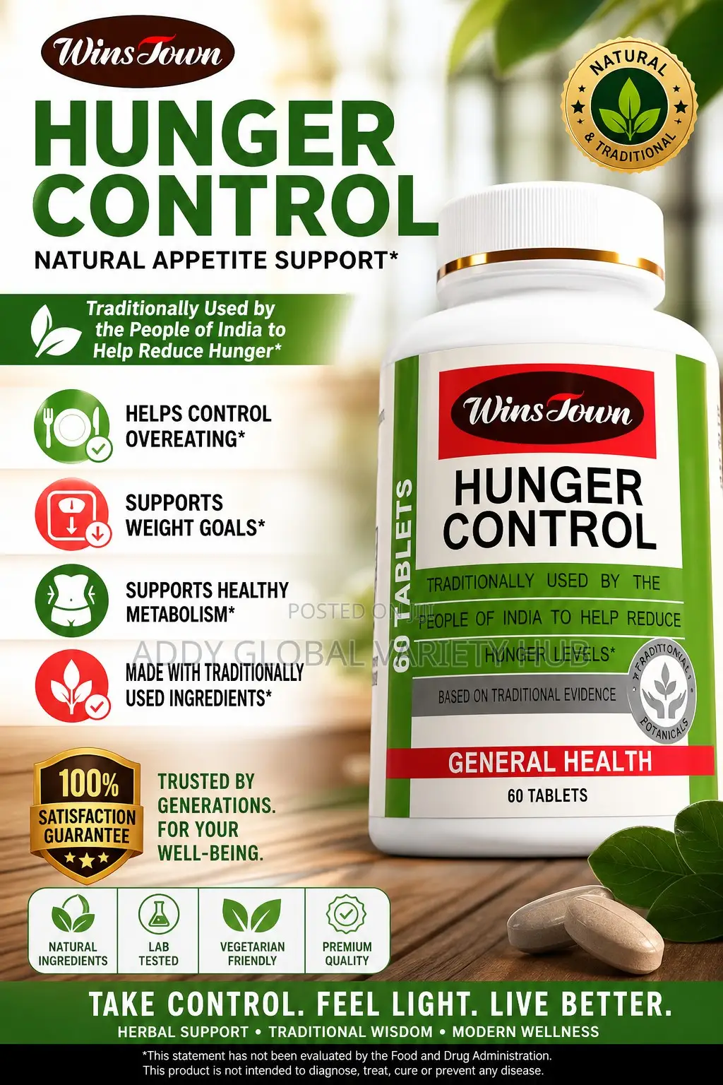 Winstown Hunger Control and Weightloss