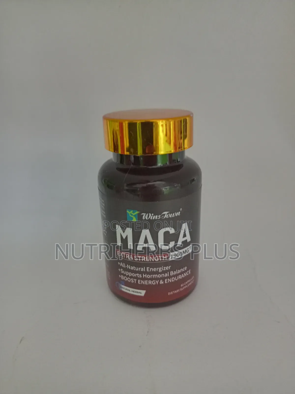 Winstown Maca Extra Strength 1900mg+ Capsules:Boost Energy Endurance