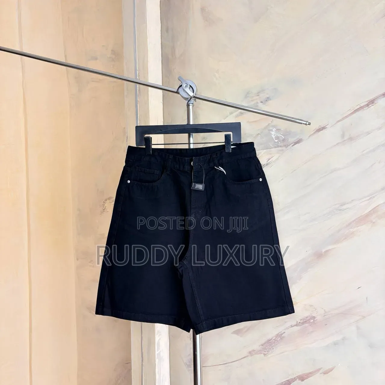 Minimal Navy Mini Shorts