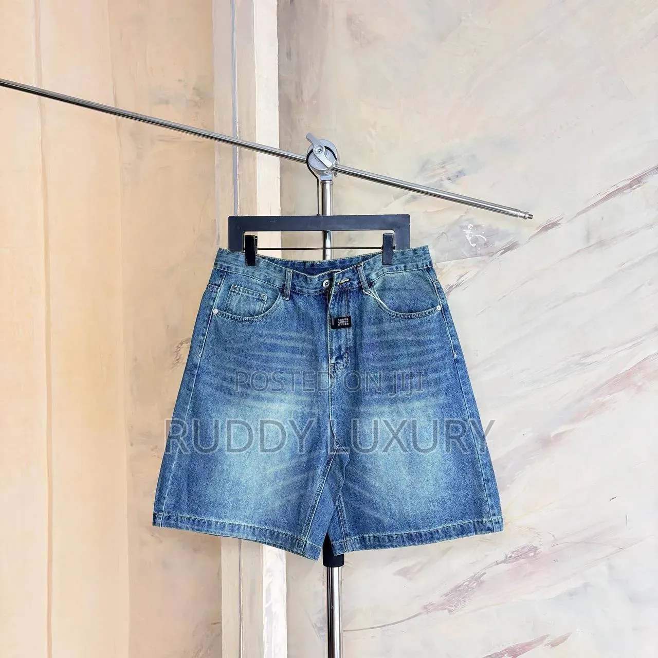 Minimal Navy Mini Shorts