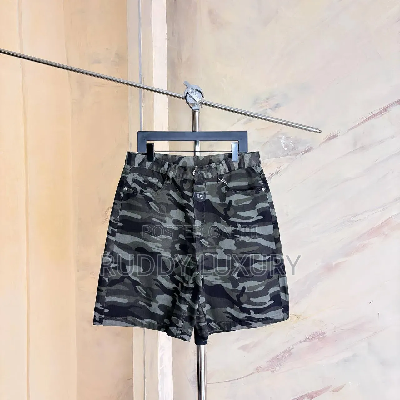 Minimal Navy Mini Shorts
