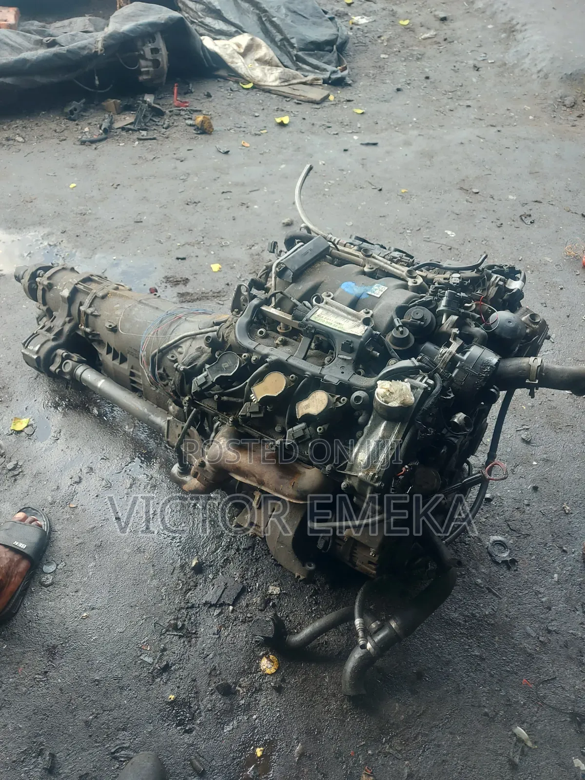 Complete Engine and Gear Box 272 for E350 211 Mercedes Benz