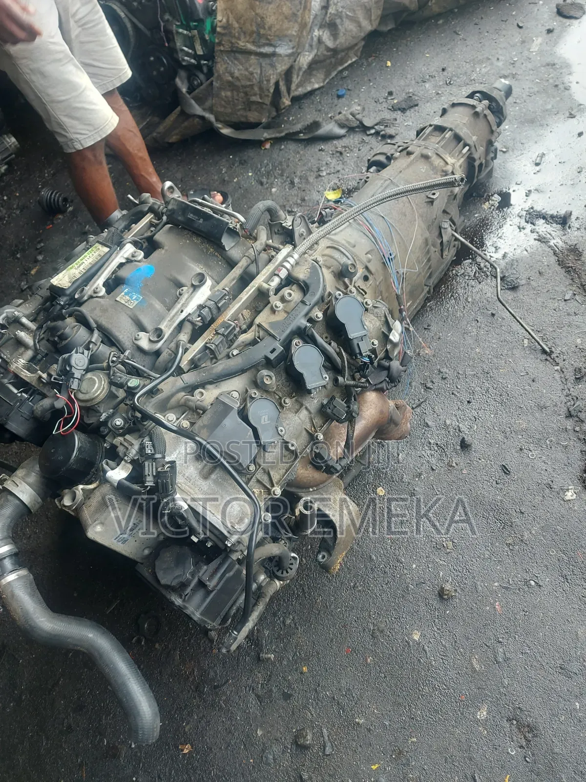 Complete Engine and Gear Box 272 for E350 211 Mercedes Benz