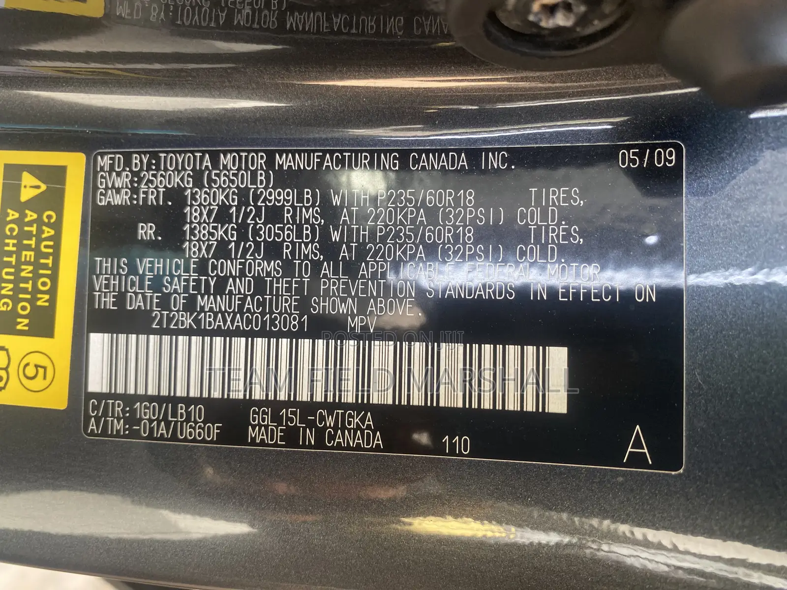Lexus RX 350 2010 Gray