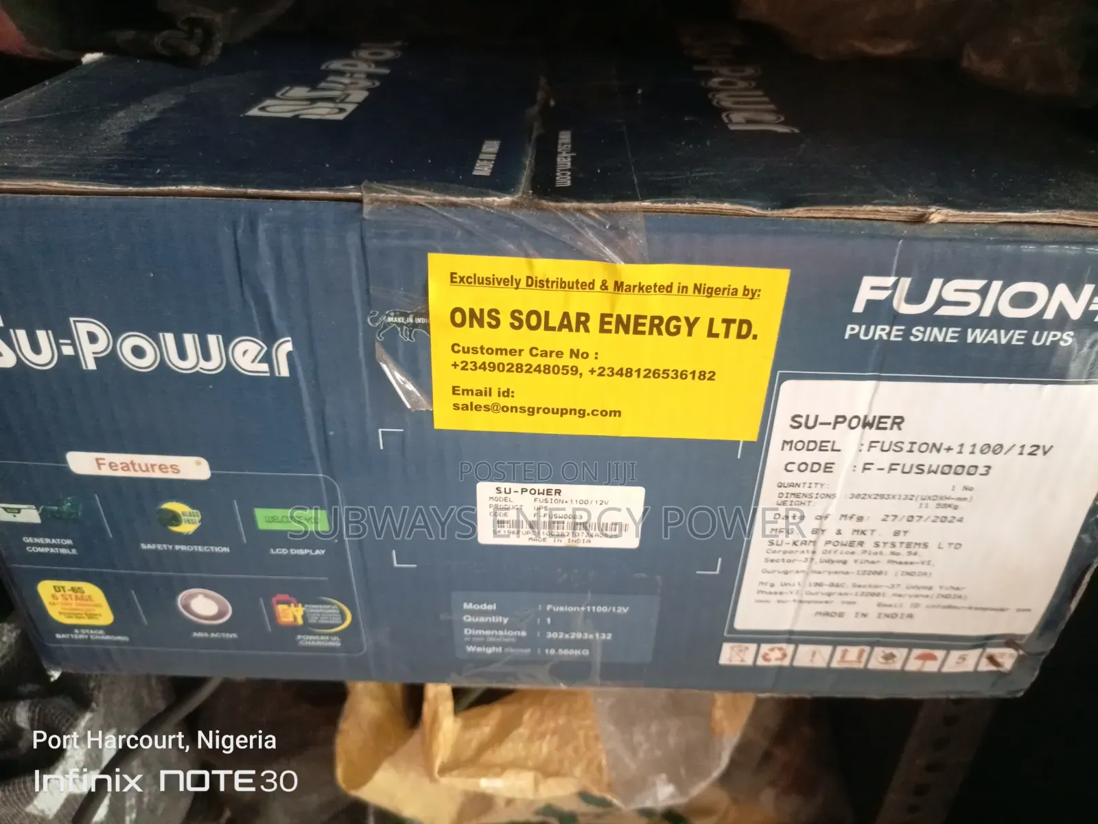 1kva 12v Power Inverter Sukam