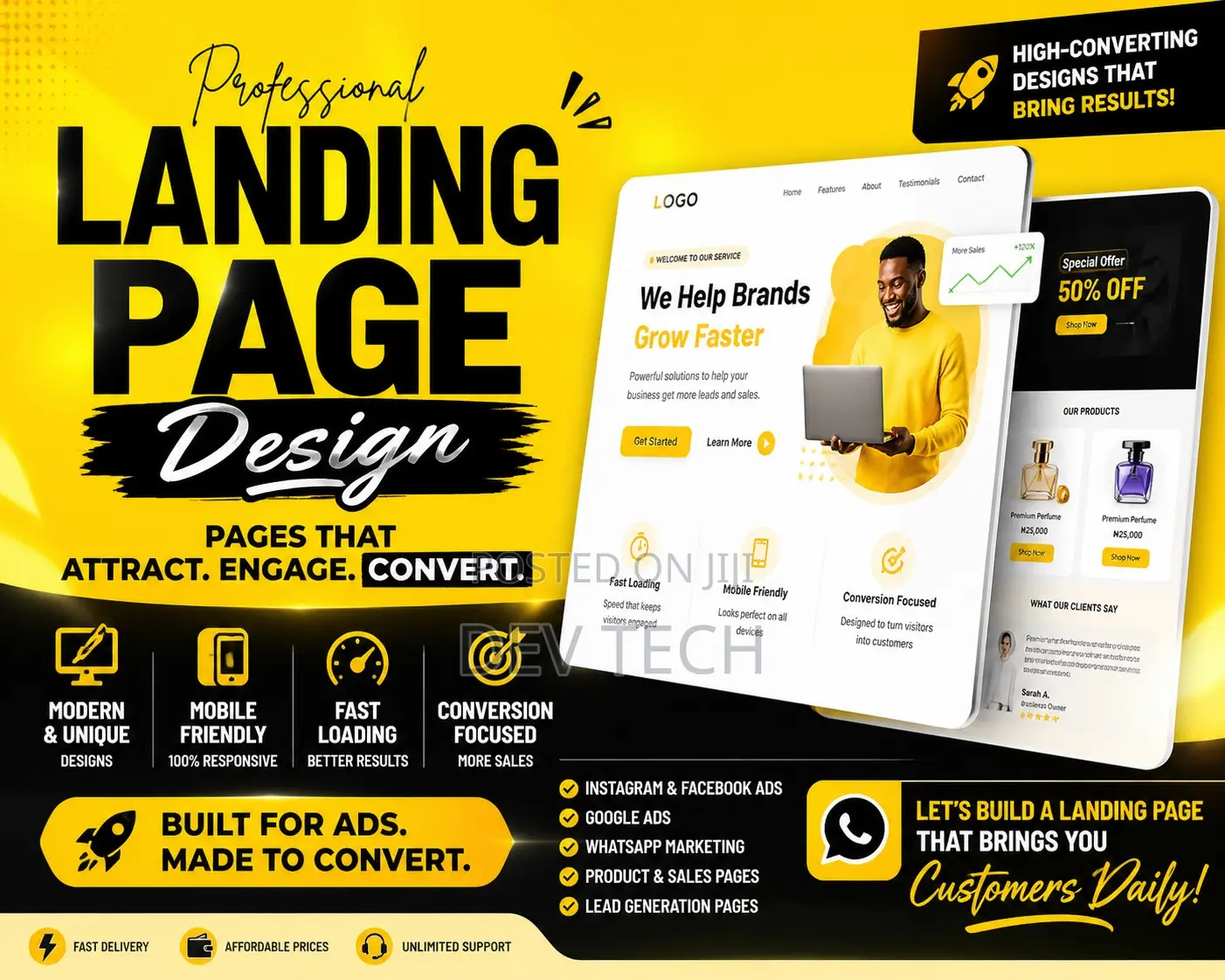 Professional Landing Page Design | Sales Funnels That Convert Fast