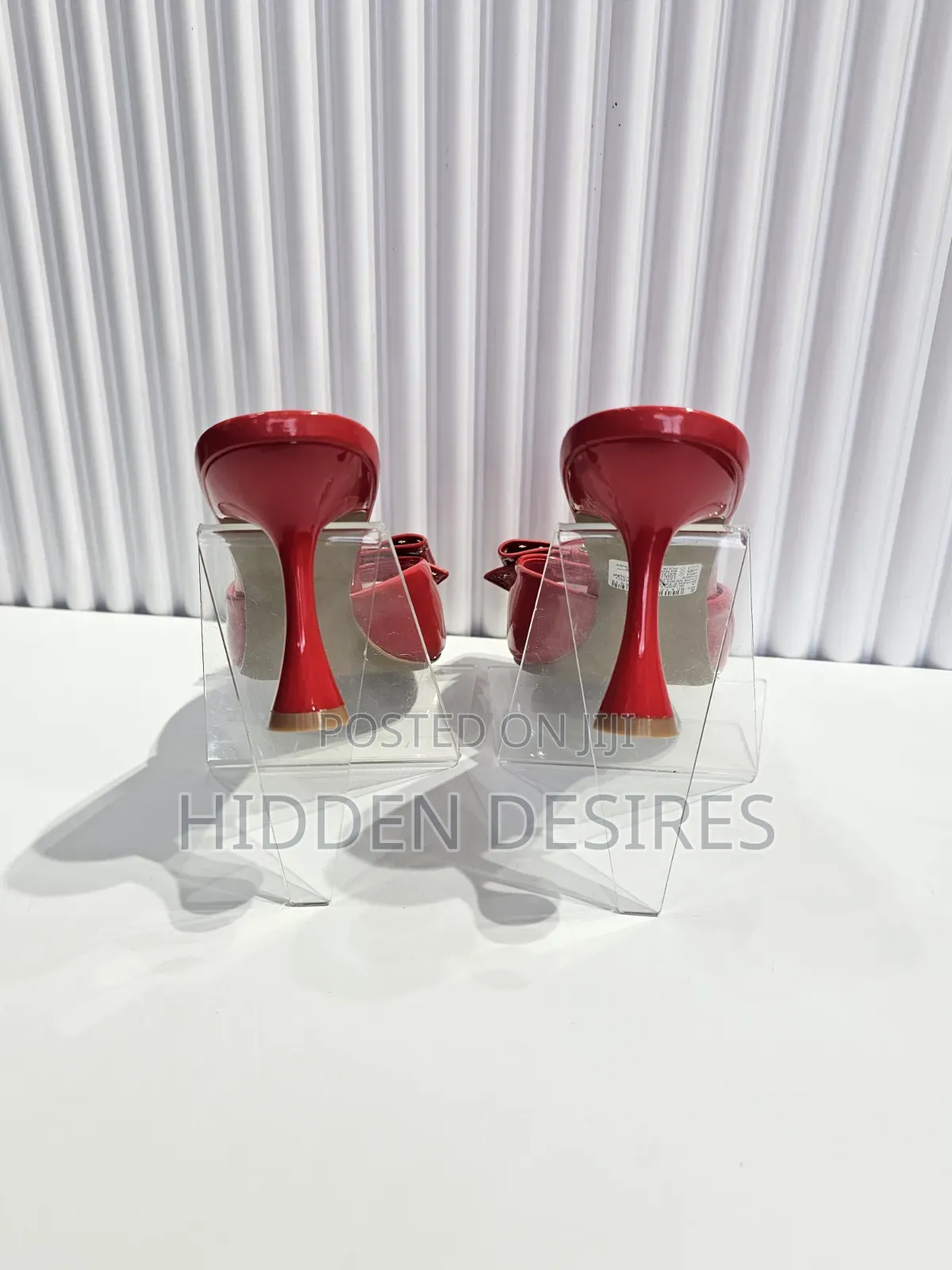 Stylish Bow Party Mules- Red