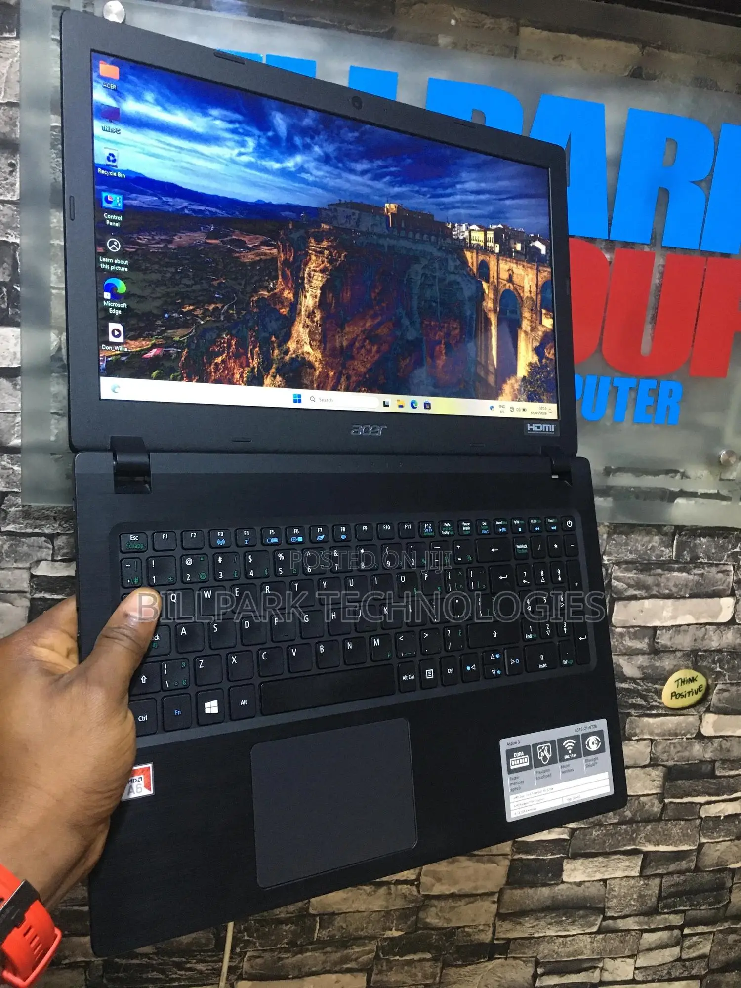 Laptop Acer Aspire 3 A315-21 4GB AMD A6 HDD 1T