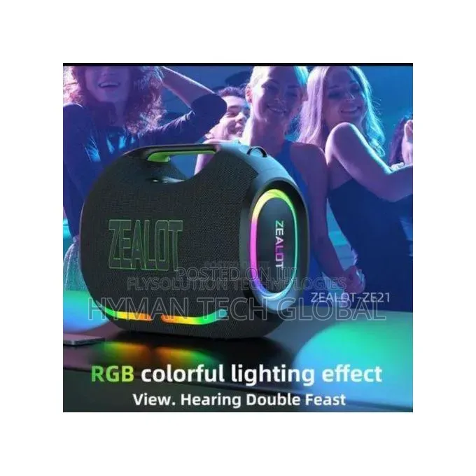 Zealot Ze21 Wireless Portable Bluetooth Speaker 250w
48,000mah