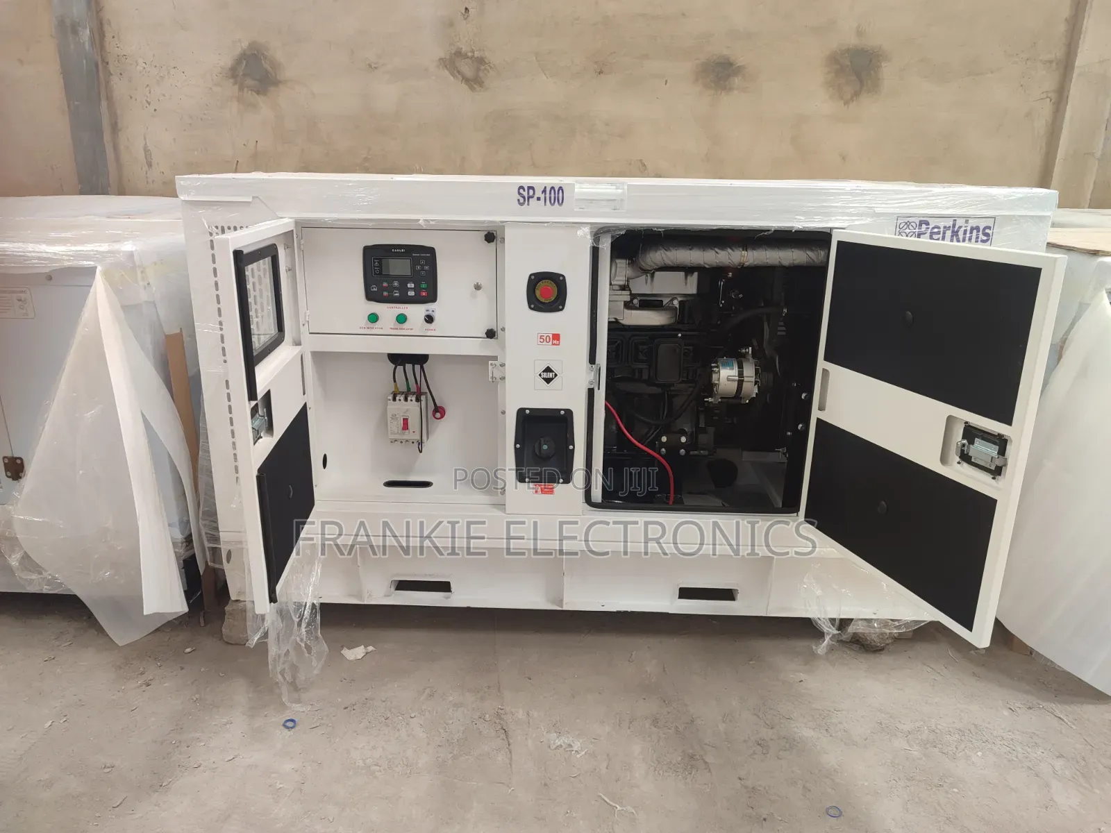 Low Diesel 100kva Perkins Generator — Very Strong 100% Copper Coil