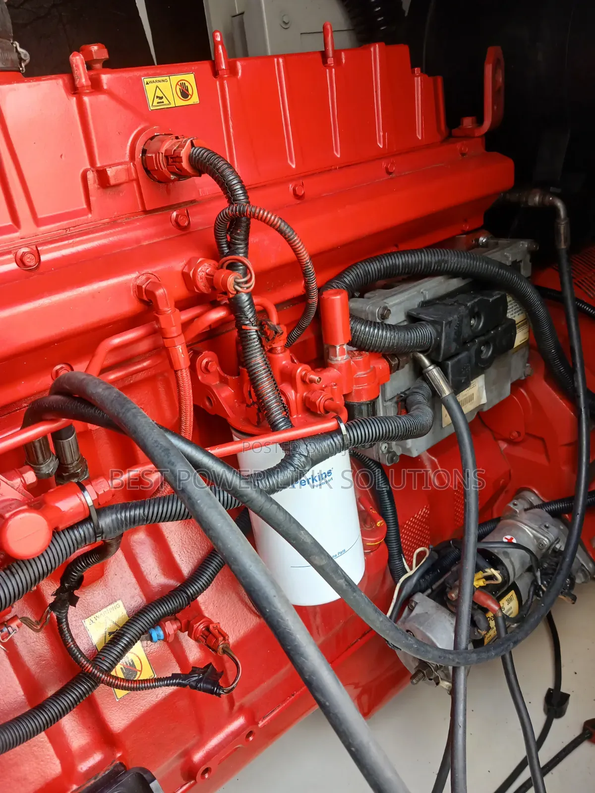 Aalmost Brand New 250kva Uk Perkin Generator Soundproof for Sale