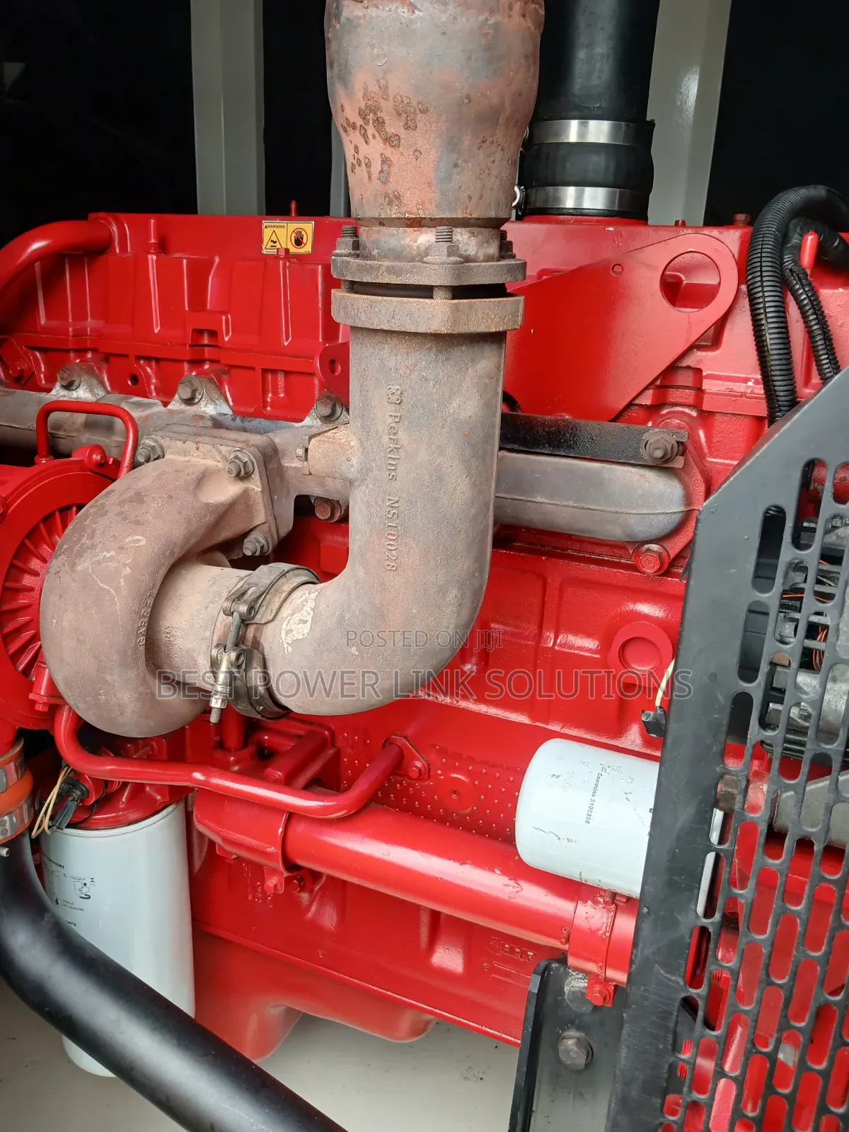 Aalmost Brand New 250kva Uk Perkin Generator Soundproof for Sale