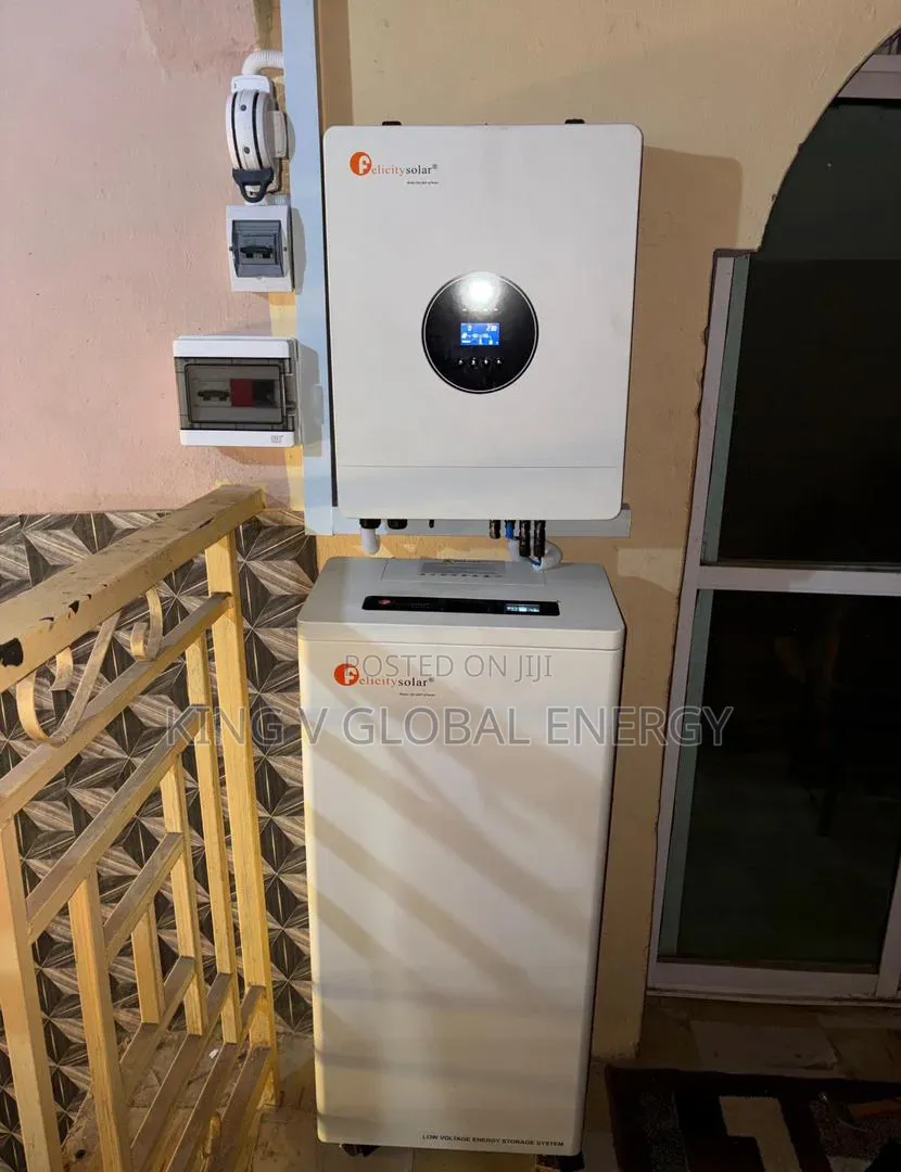Solar Energy System Set Up 15kwh/51.2v by 12kva/48v Hybrid Inverter