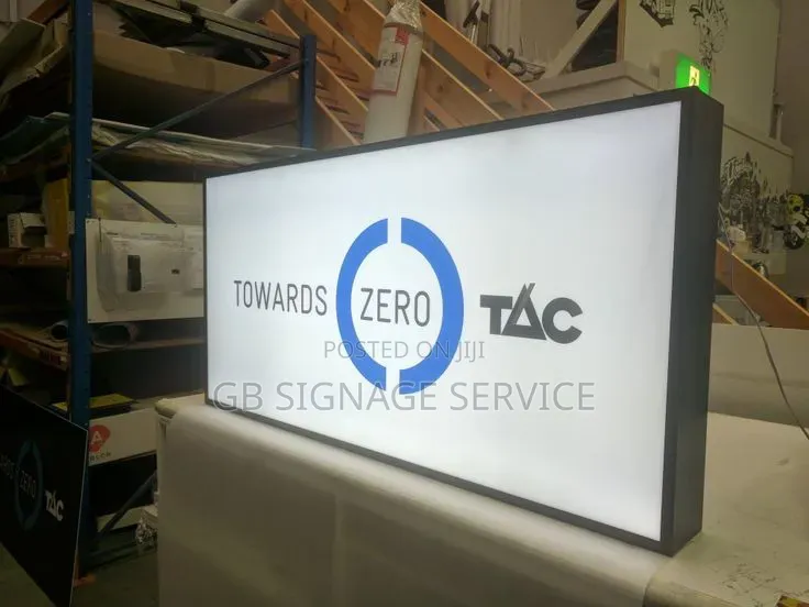 Double Outdoor Solar Sign