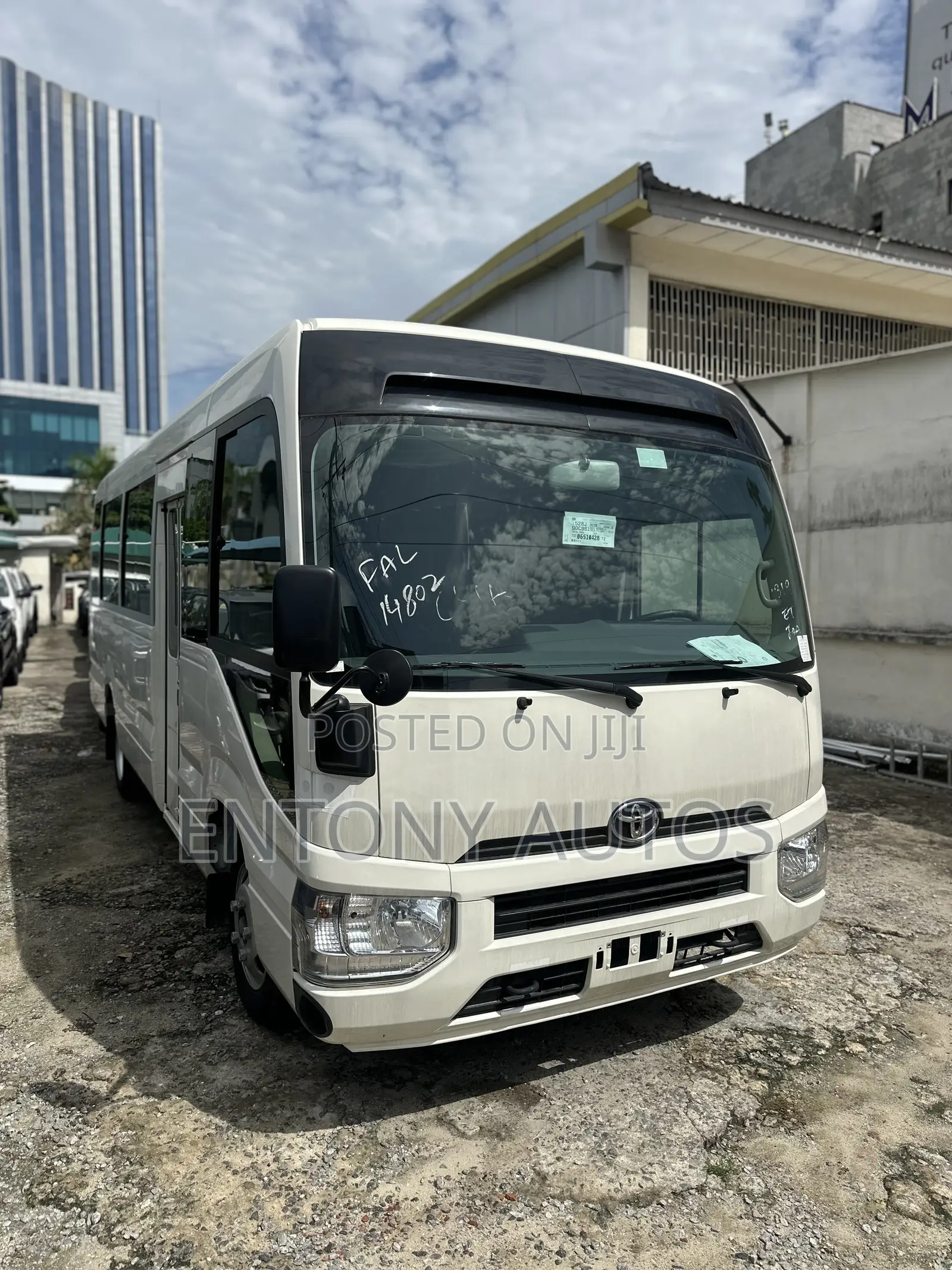 New Toyota Coaster 2025 White