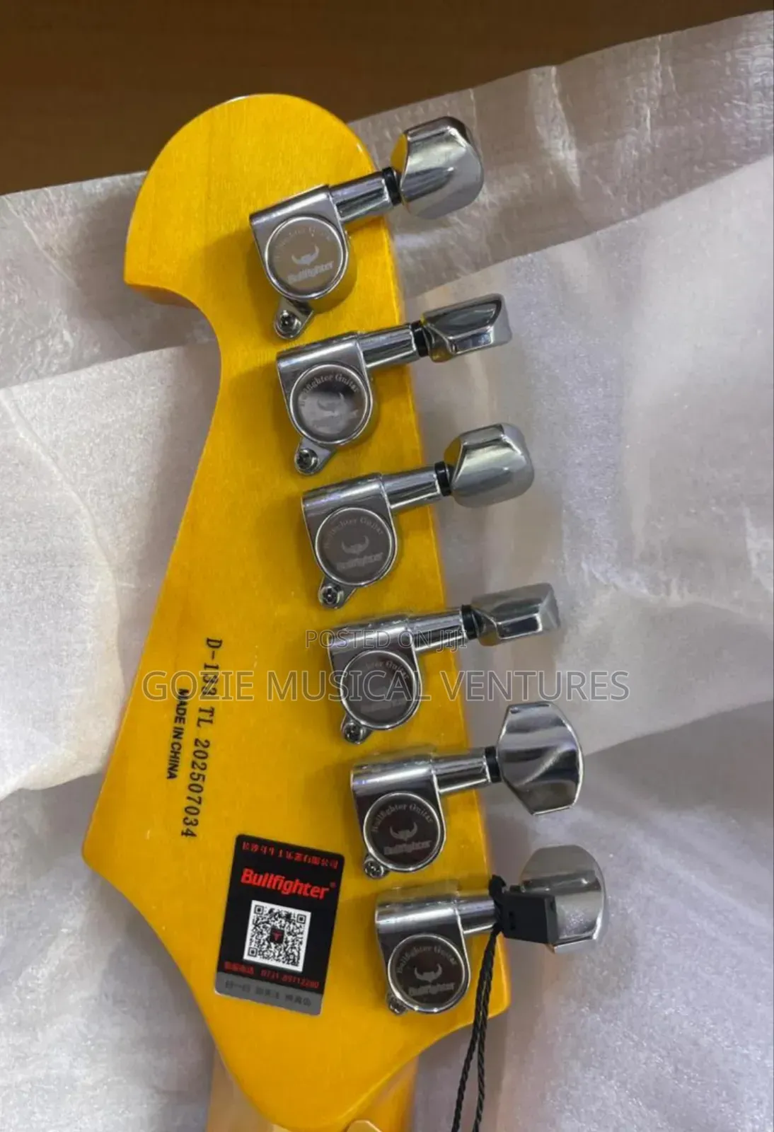22fret Bullfighter White Telecaster Electric Lead Guitar