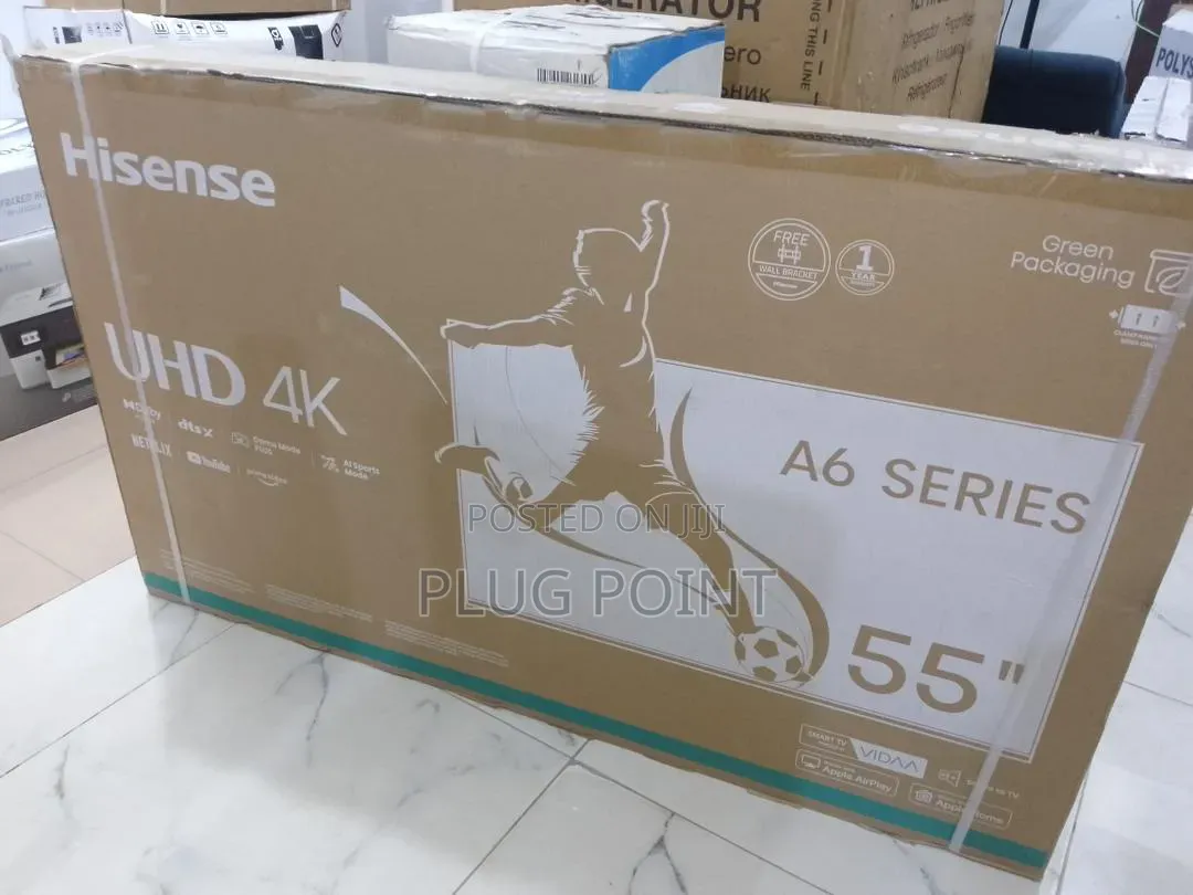 Hisense 55” Smart Tv Uhd With HDR Visuals