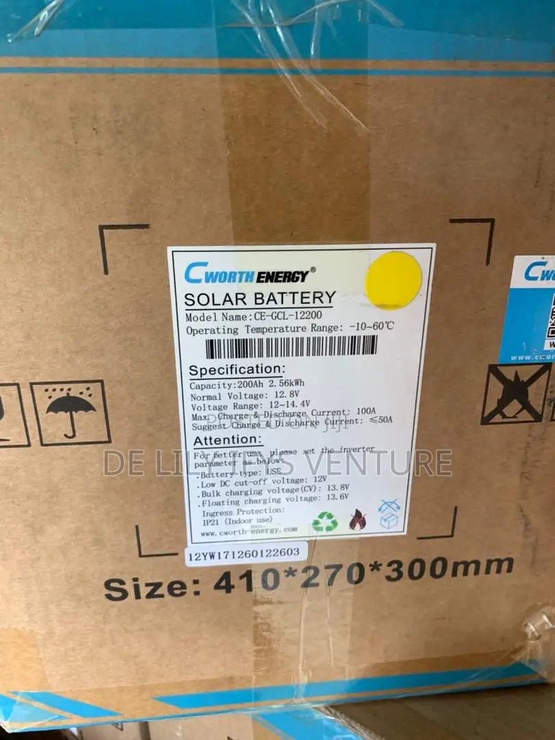 Cworth Lithium Battery 2.5kwh 200ah/12v