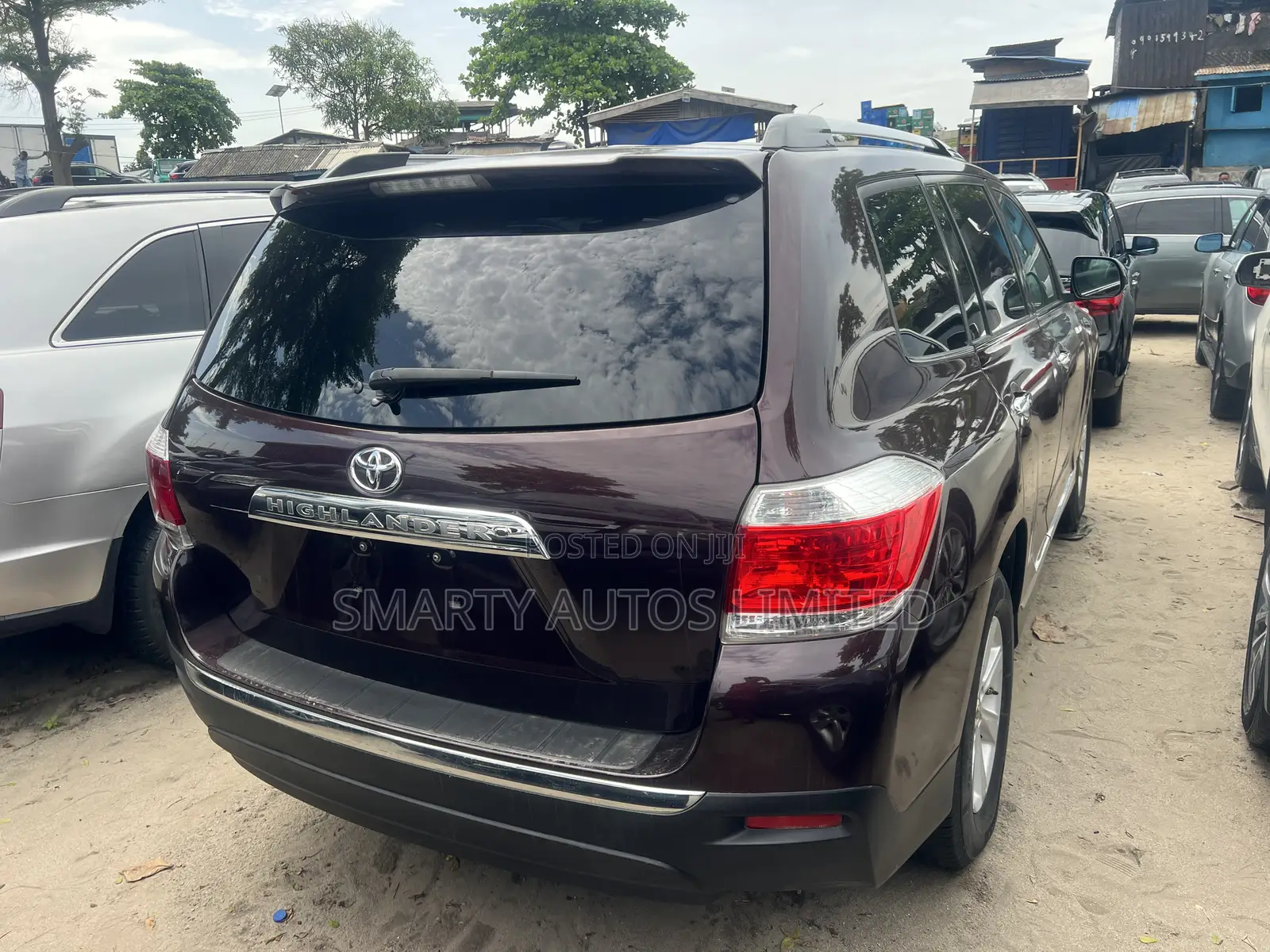 Toyota Highlander Limited 3.5l 4WD 2013 Burgundy