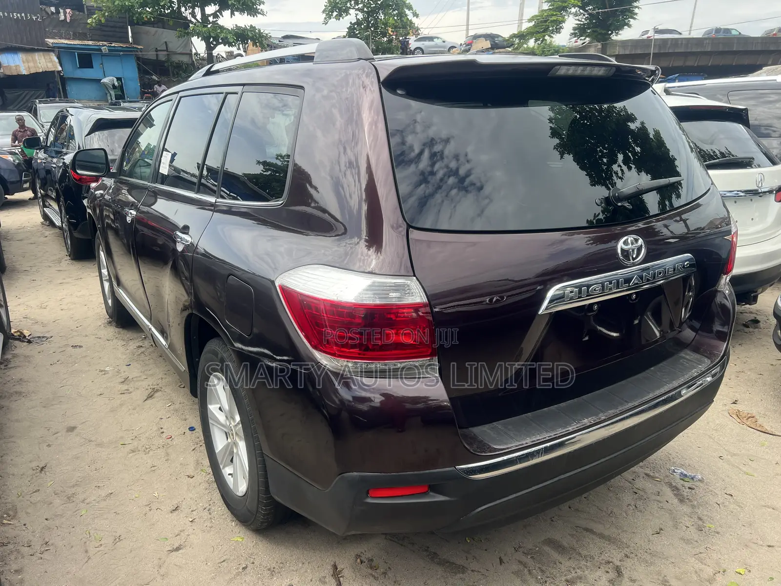 Toyota Highlander Limited 3.5l 4WD 2013 Burgundy