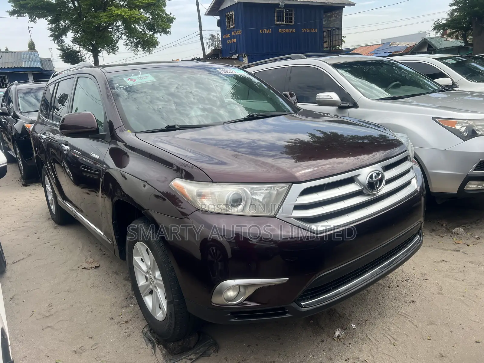 Toyota Highlander Limited 3.5l 4WD 2013 Burgundy