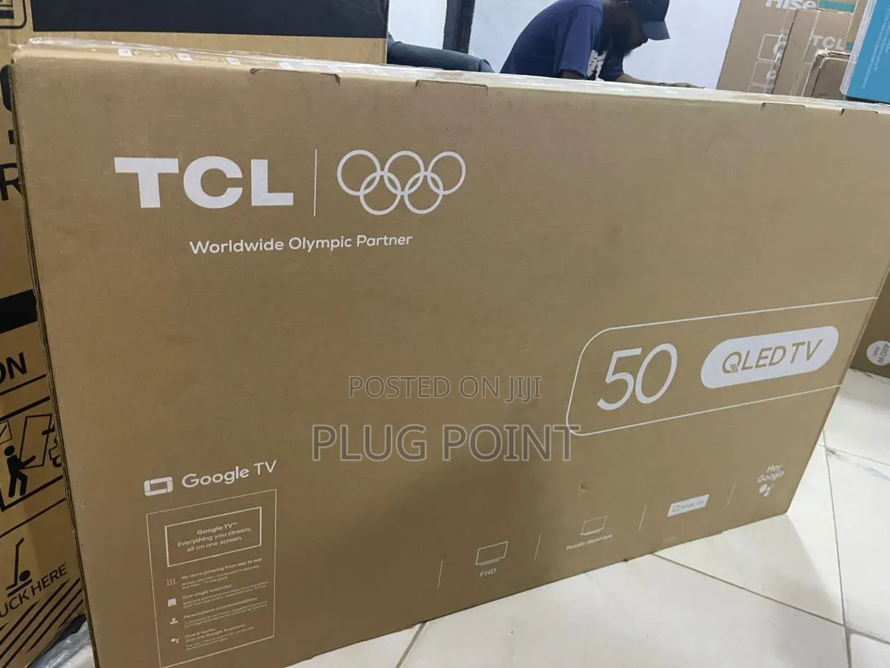TCL 50” Qled Smart Tv With Stunning Picture Quality