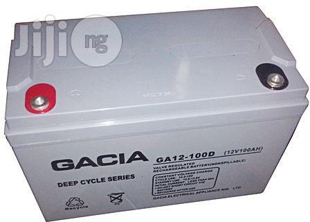 Gacia 12V 100AH Sealed Maintenance Free Inverter Battery