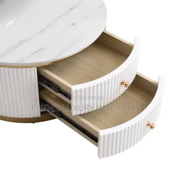 Luxury 2in1 Marble Top Center Table