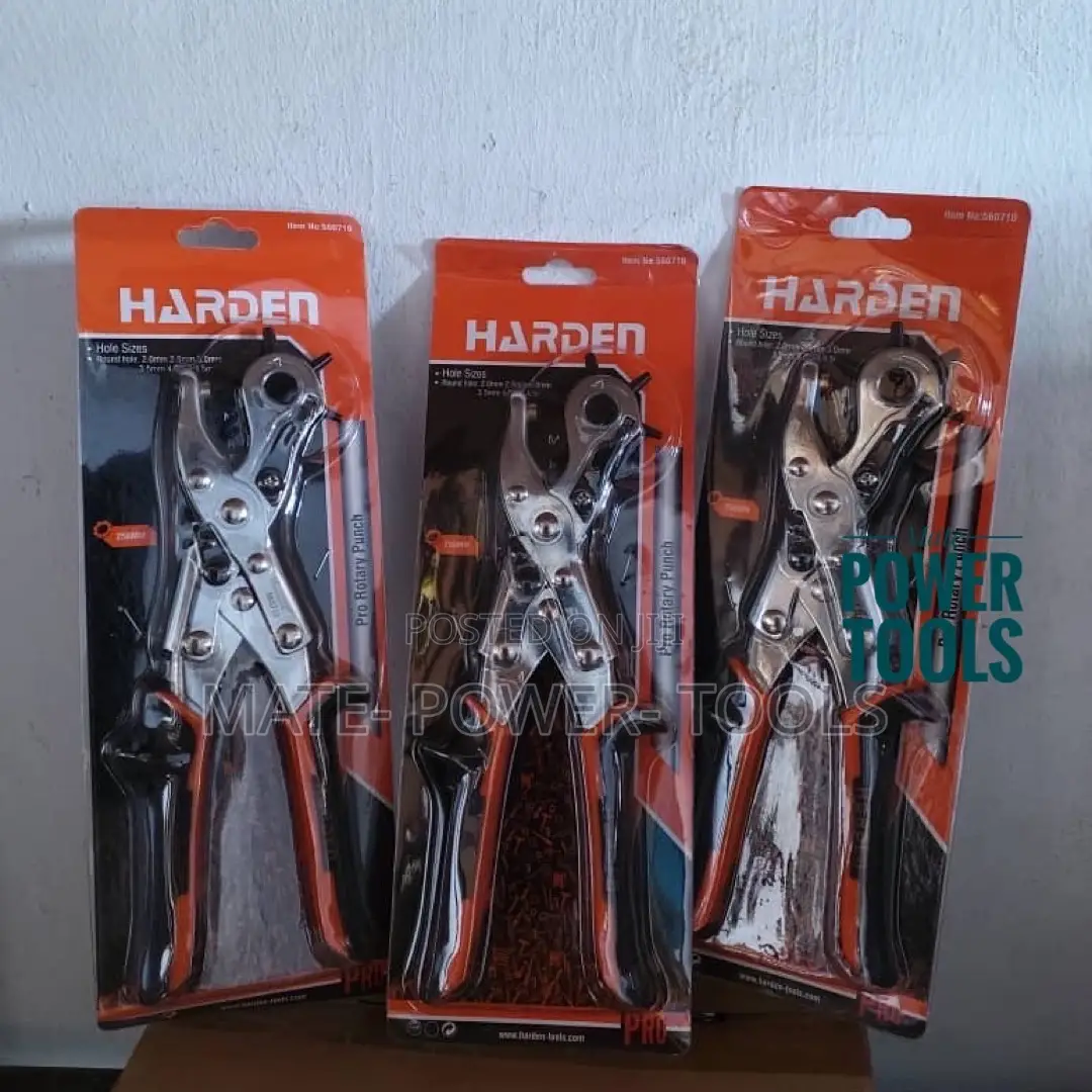 Harden Pro Rotary Punch With Multi Hole 10”/250mm