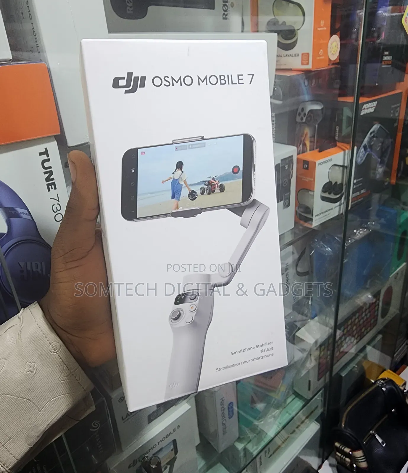 Dji Osmo Mobile 7 Gimbal Stabilizer for Smartphone 3-Axis