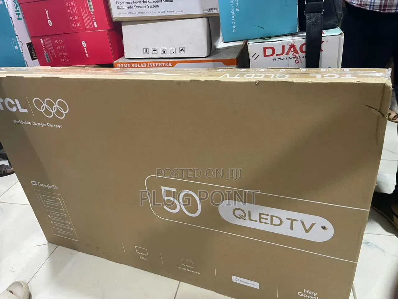 TCL 50” Qled Uhd Smart Television – Sleek Design