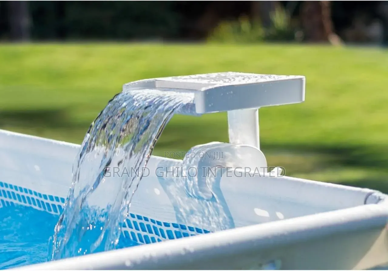 Led Relaxing Waterfall Cascade Above Ground Swimming Pool Attachment