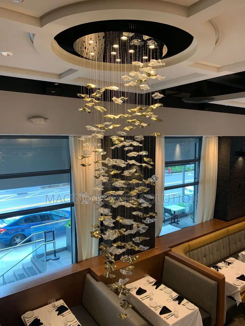 Led Luxury Crystal Chandelier Light 600mm