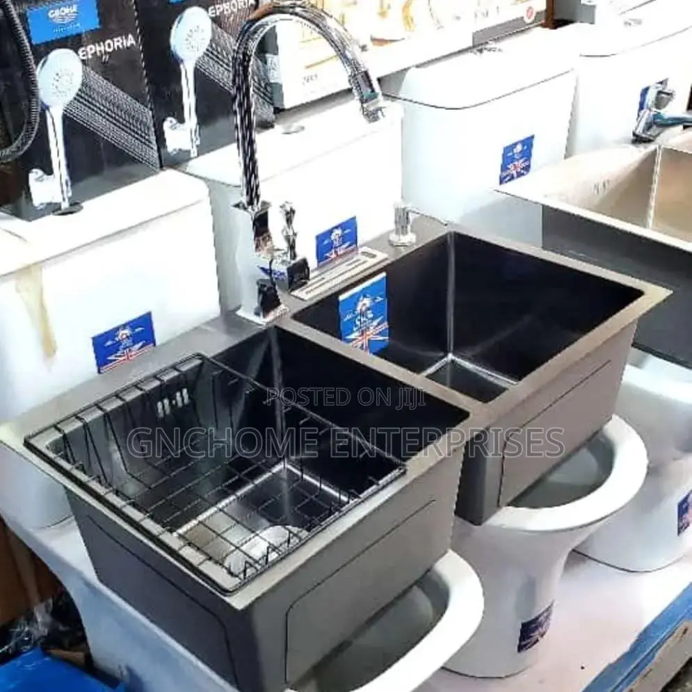 Black Kitchen Sink 82/45cm