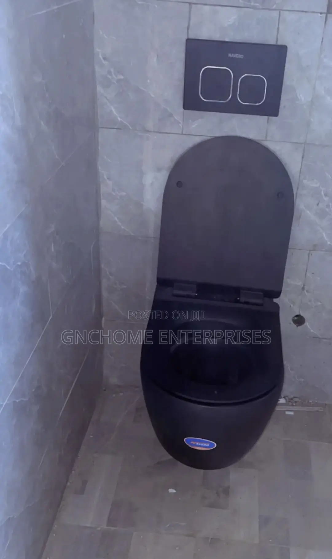Black Wall Mounted Wc