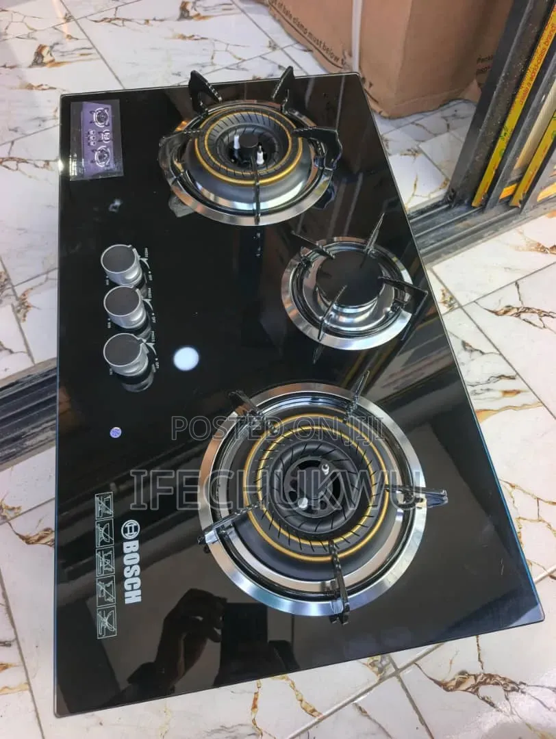 Quality Bosch New Design Built-in Cabinet 3 Burners Gas Cooker Hob